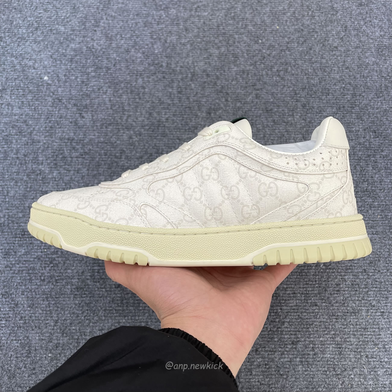 Gucci Re Web Gg Supreme Canvas Beige White 816818 Fad7v 9055 (8) - www.newkick.vip